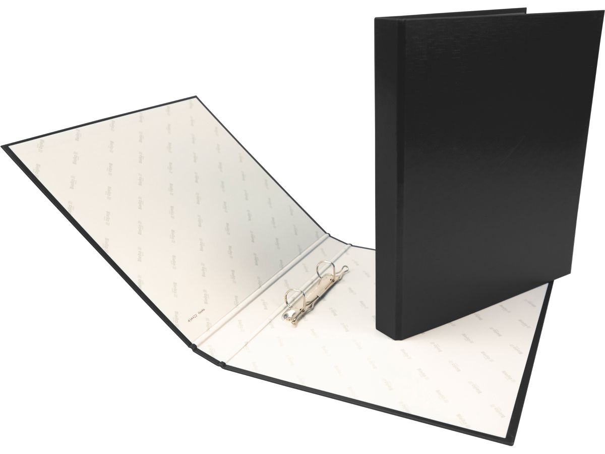 BIELLA Classeur ann.Ringo-Plast 3.5cm 43442202U noir 2 anneaux A4 (7611365359899)