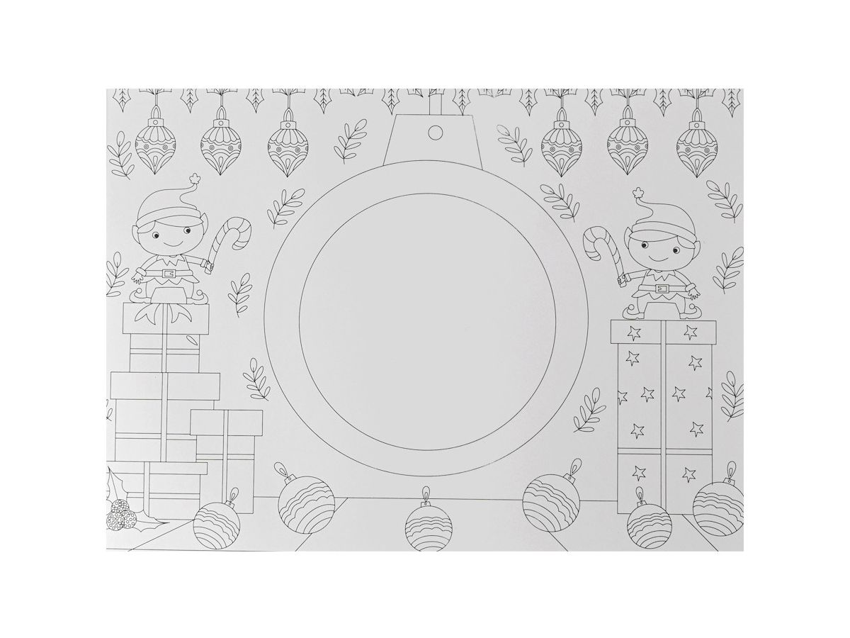 ROOST Set de table colorier 30x42cm SC815 Noël (8711851815003)