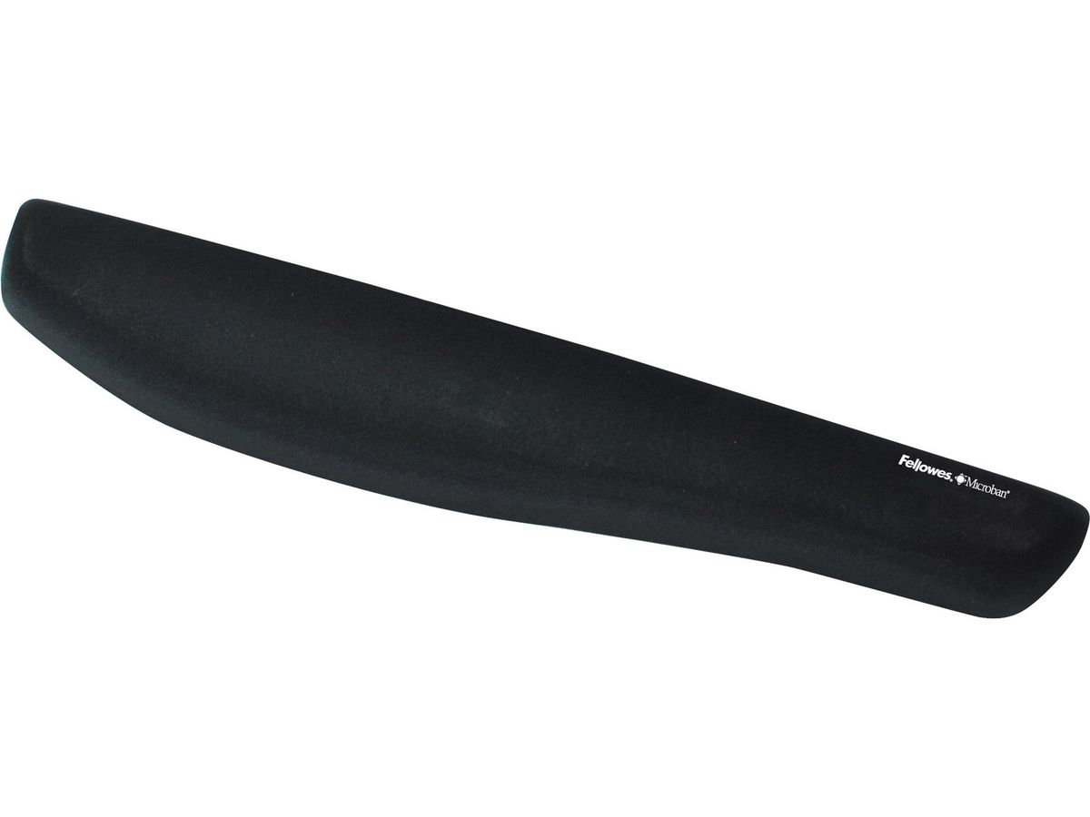 FELLOWES Repose-poignet Plushtouch 9252103 noir, pour clavier (0043859718924)
