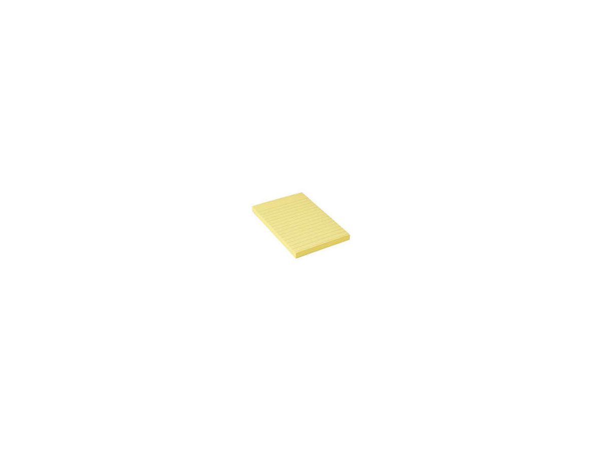 POST-IT Bloc Super Sticky 102x152mm 660-S jaune/90 feuilles, lignées (4001895877131)