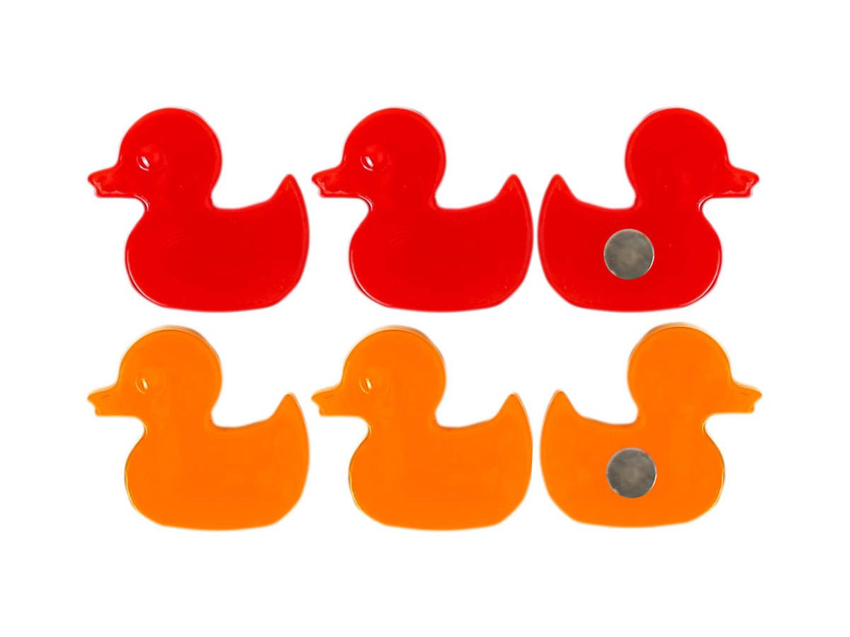 I AM CREATIVE Magnet Ente Let`s Organize 4035.48 rot 6 Stück (7611983215454)