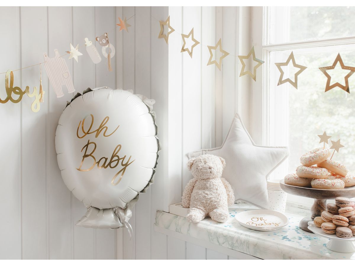 PARTYDECO Palloncino in foil 53cm FB193 Oh baby (5904555013803)