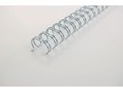 GBC Dorsini rilegafogli 6mm A4 RG810497 argento, 34 anelli 100 pezzi (5019577190170)