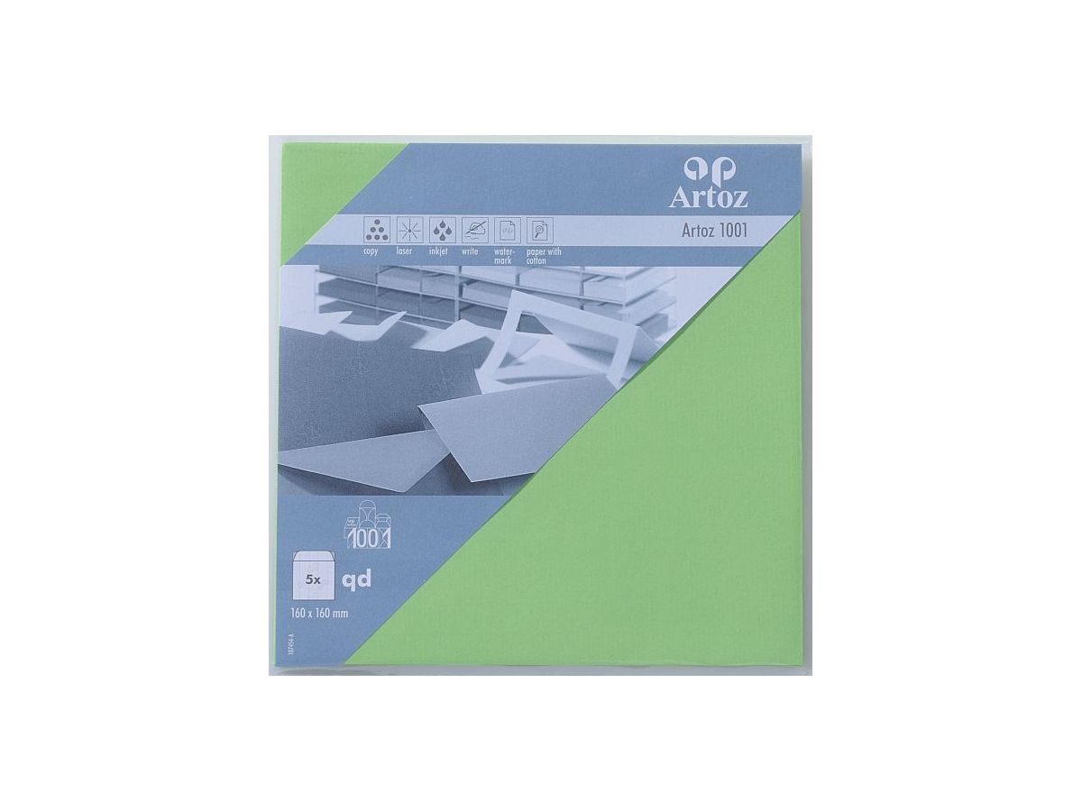 ARTOZ Couverts 1001 160x160mm 107454183 100g, birkengrün 5 Stück (7612450330434)