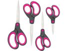 RAPESCO Forbice Soft-Grip 1575 4 pezzi pink (5018505017077)