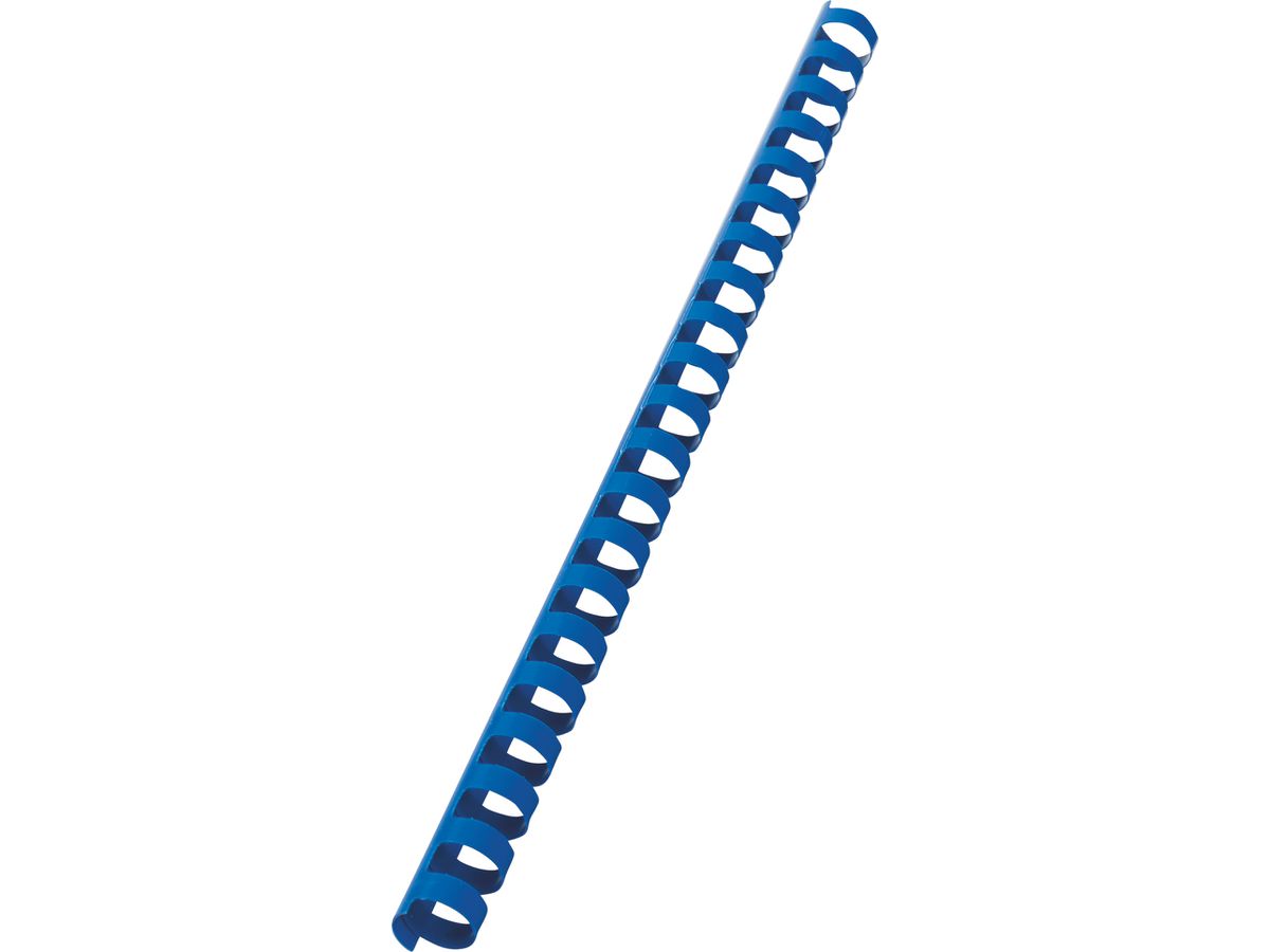 GBC Dorsini rilegafogli 16mm A4 4028620 blu, 21 anelli 100 pezzi (0033816048294)