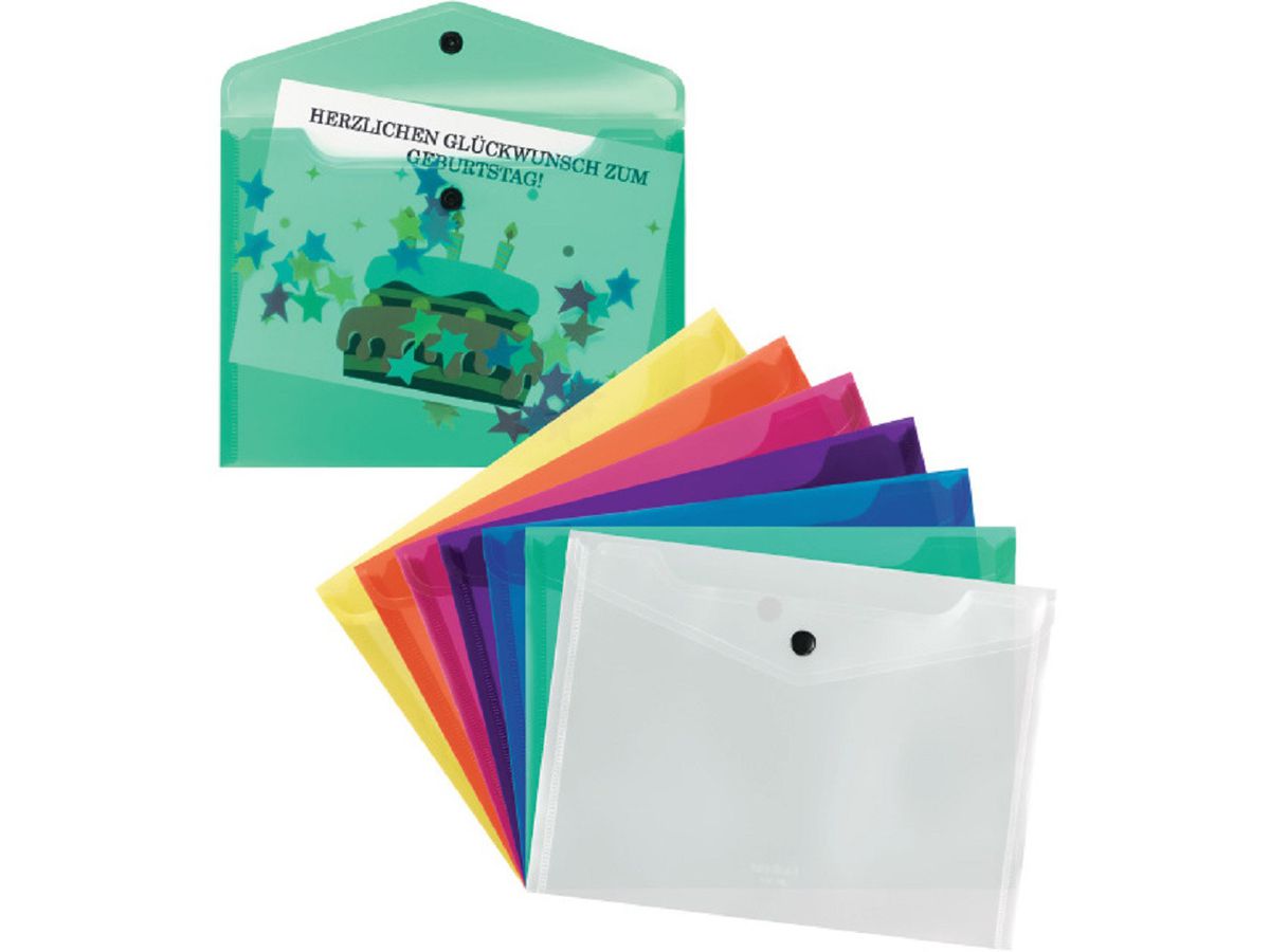 KOLMA Busta portadocumenti Easy A5 08.160.04 rosso (7611967080221)