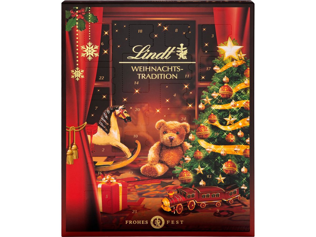 LINDT Calendario dell'Avvento 676383 Tradizione natalizia 253g (4000539733383)