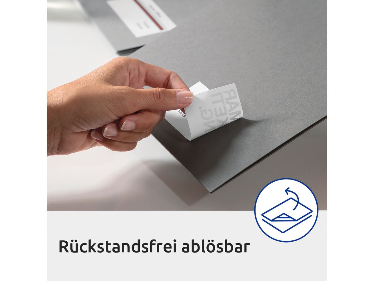 AVERY ZWECKFORM Etiketten ILK 35,6x16,9mm L4732REV1 weiss,ablösbar 10 Bl./800 Stk. (4004182617601)
