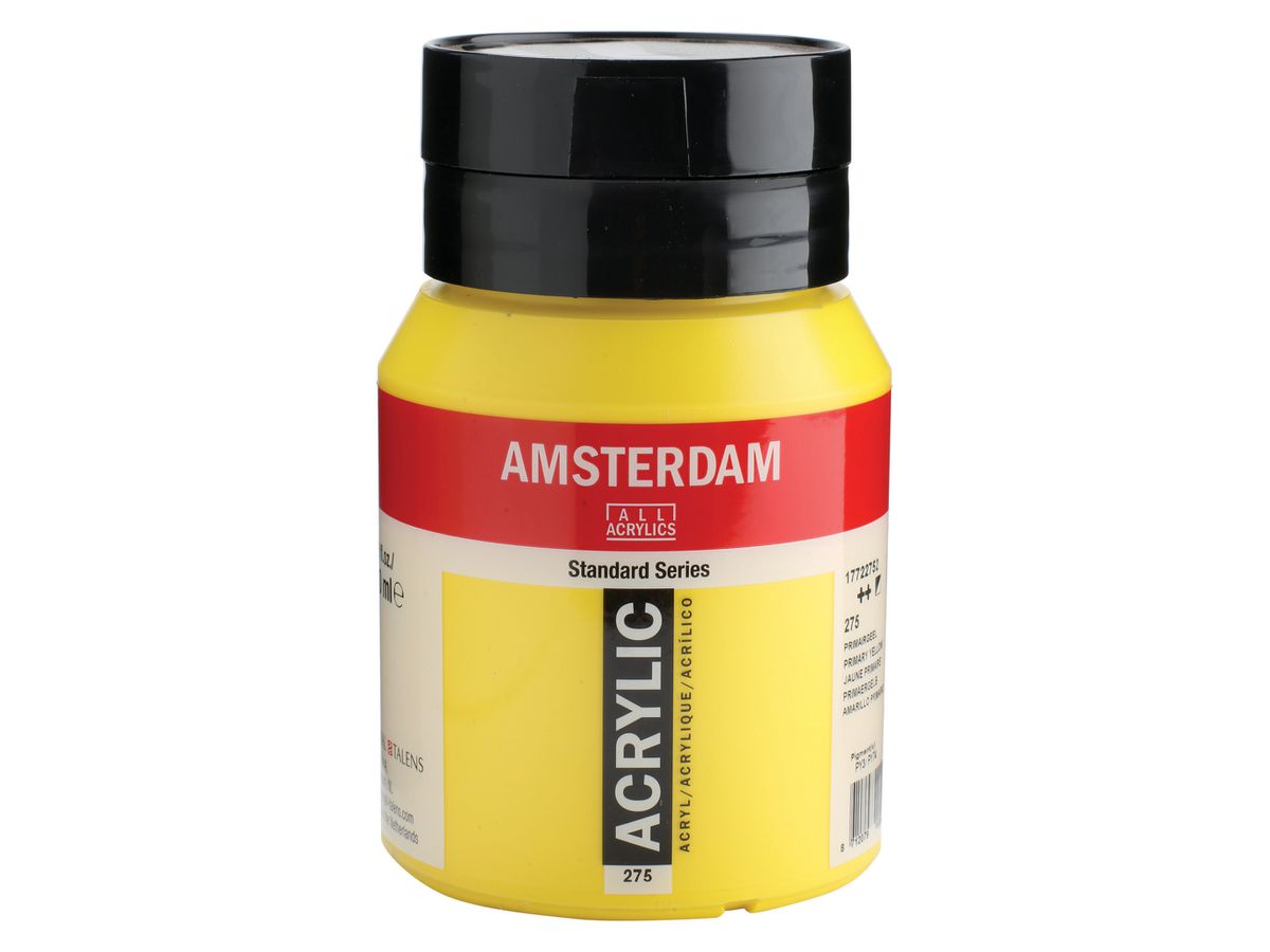 AMSTERDAM Acrylfarbe 500ml 17722752 primaergelb 275 (8712079159542)