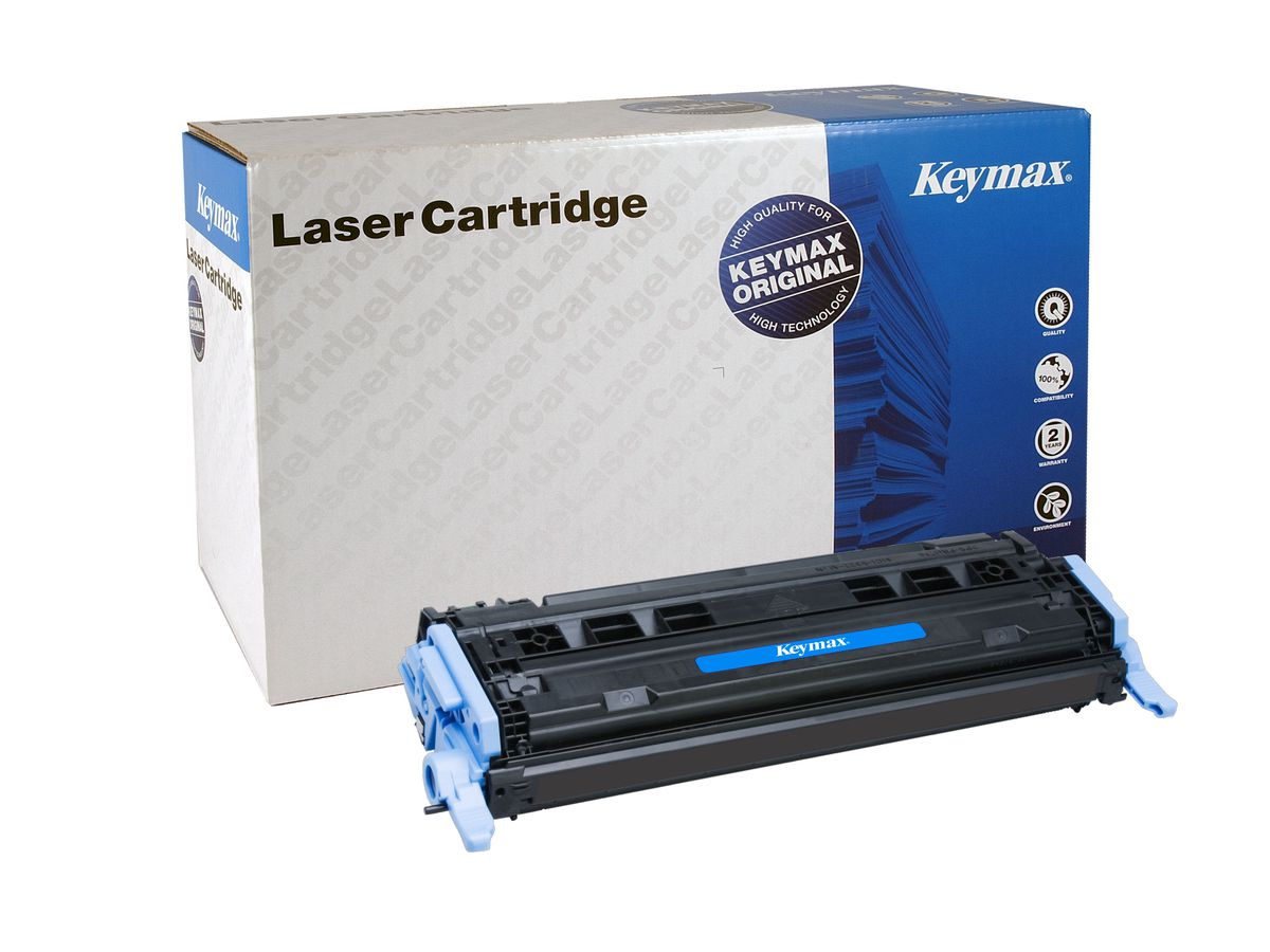 KEYMAX Cartouche CLR noir Q6000AKEY pour HP CLJ 2600 2500 pages (4016807298775)