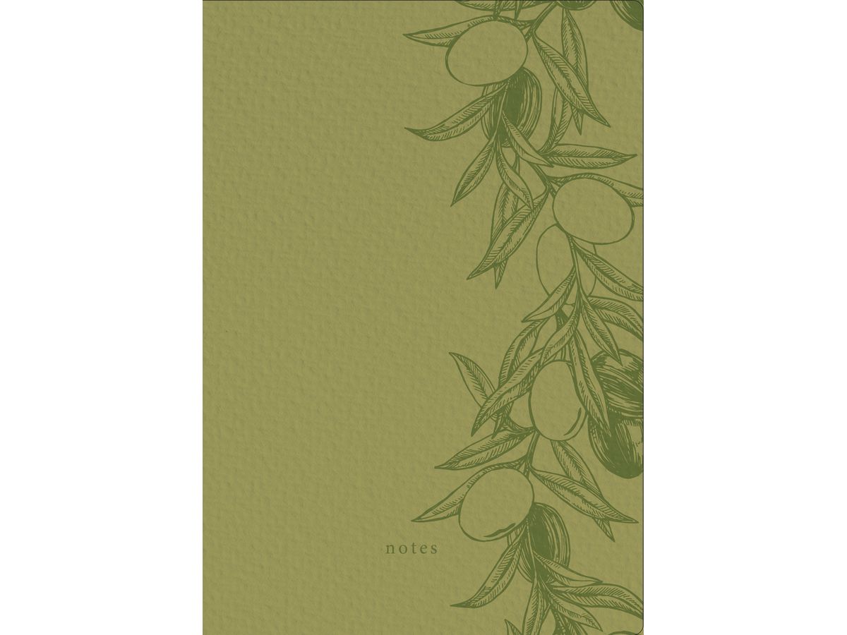 NATUR VERLAG Notizbuch Crushpaper A5 11010N Olive Mono, dotted (7640140110103)