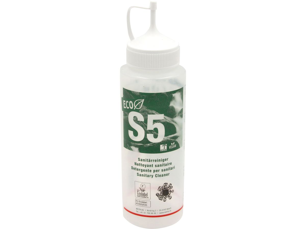WEITACLEAN Nettoyant sanitaire 500ml 75497.14399 S5 ECO, bouteille vide (7610588108963)