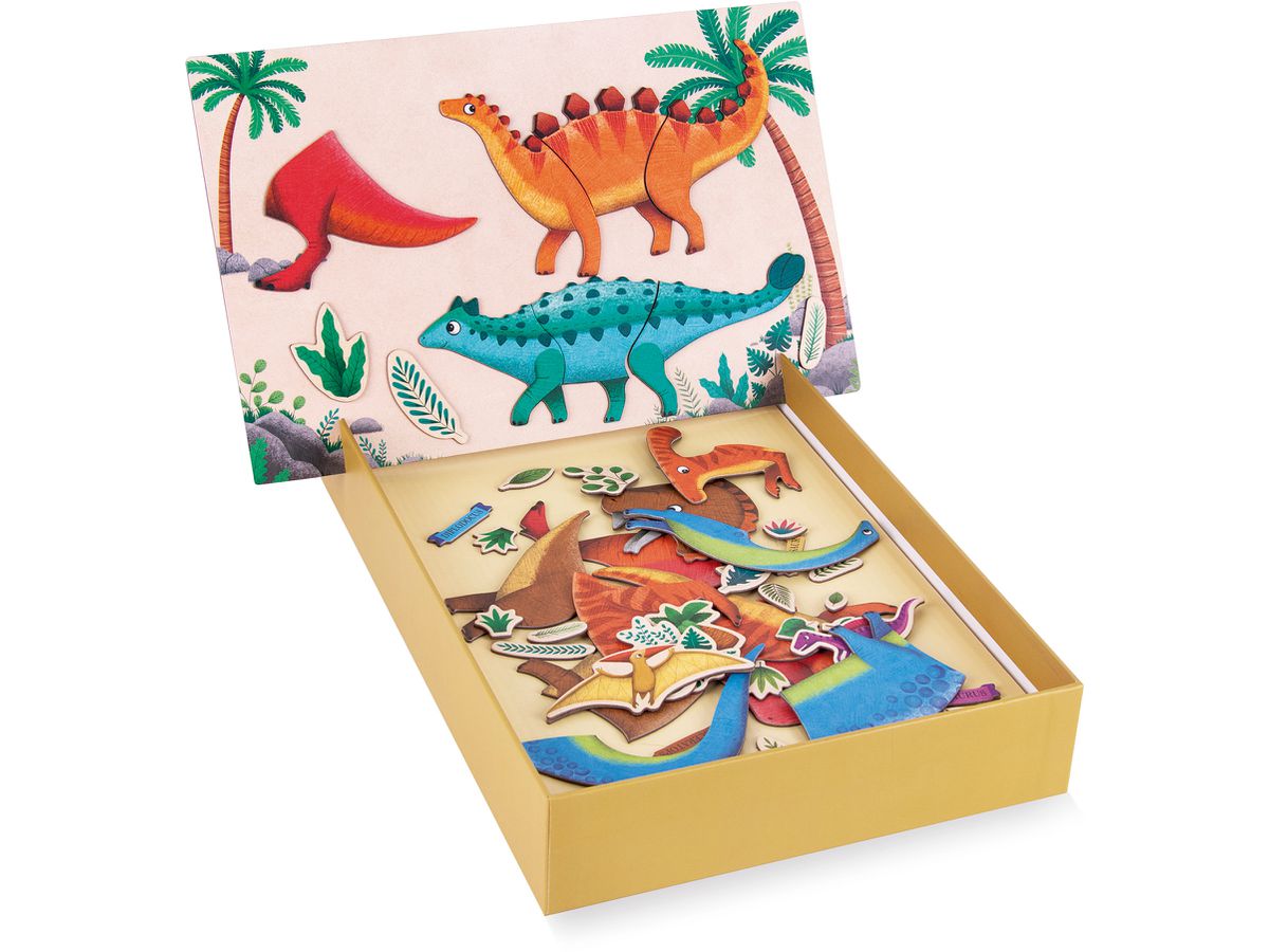 APLI KIDS Magnetspiel Dino 19233 52-teilig (8410782192336)