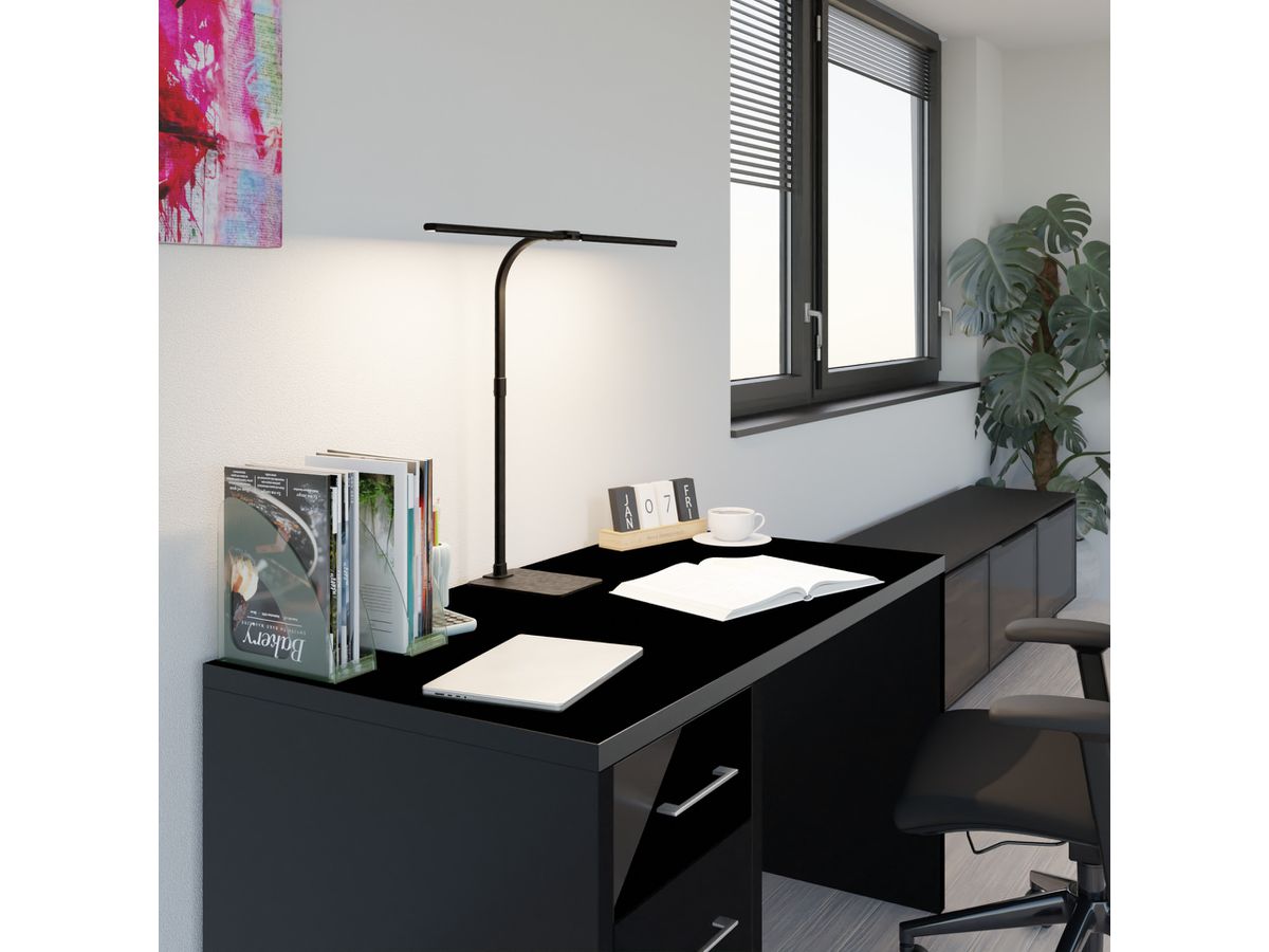 HANSA Lampe de table Novano 41-5011.009 noir (7612176094085)