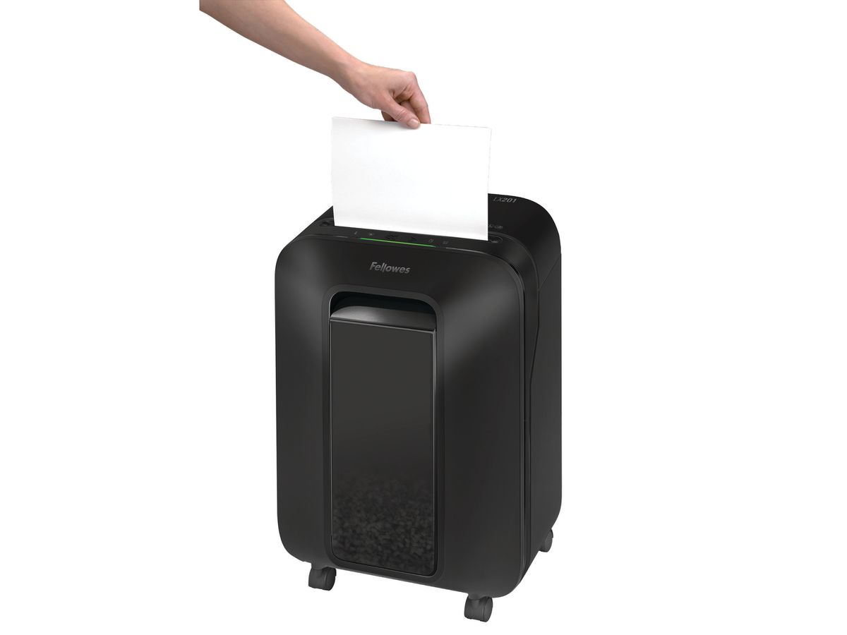 FELLOWES Destructeur docum. Powershred 5103901 LX201, schwarz, P-5, 22lt (0043859755608)