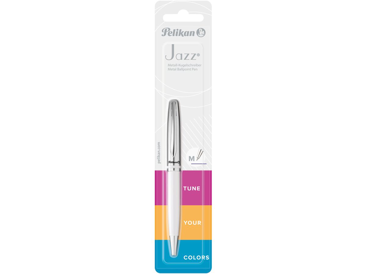 PELIKAN Stylo à bille Jazz Classic 807135 perlblanc metal (4012700807137)