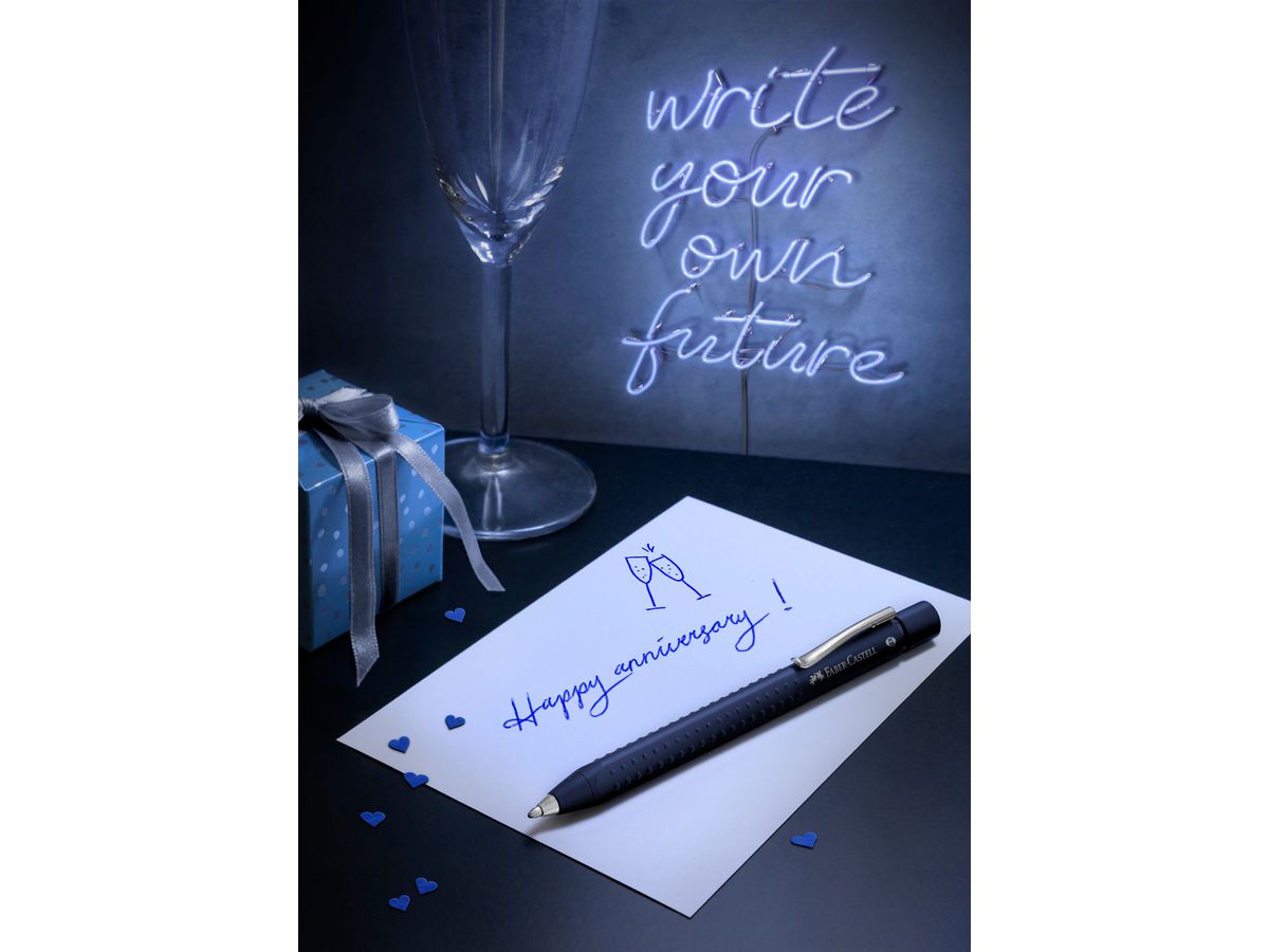 FABER-CASTELL Penna sfera Grip 2011 XB 144163 classico blu (4005401441632)
