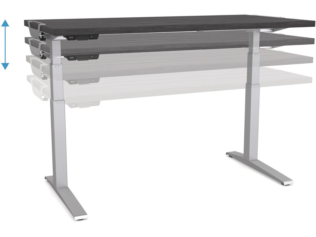 FELLOWES Levado plateau pour bureau 9870801 1800mm x 800mm Erable (0043859744954)