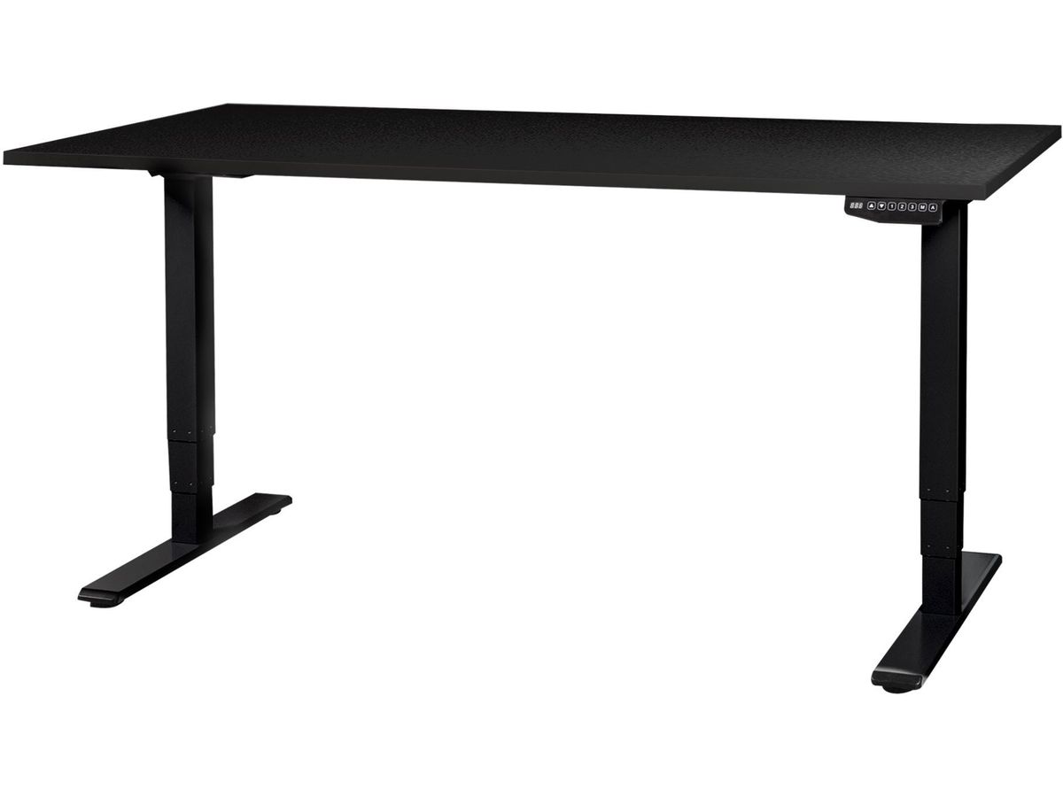CONTINI Table de bureau 160x80cm 108177 noir/noir, ET225E (9470108177002)