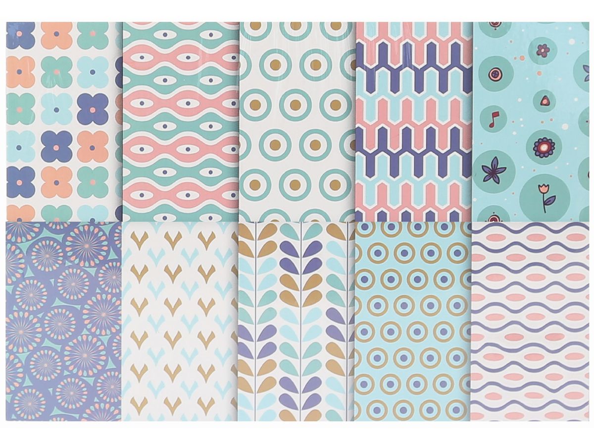 I AM CREATIVE Design Paper Set I 4087.487 50 feuilles, pastel (7611983170999)