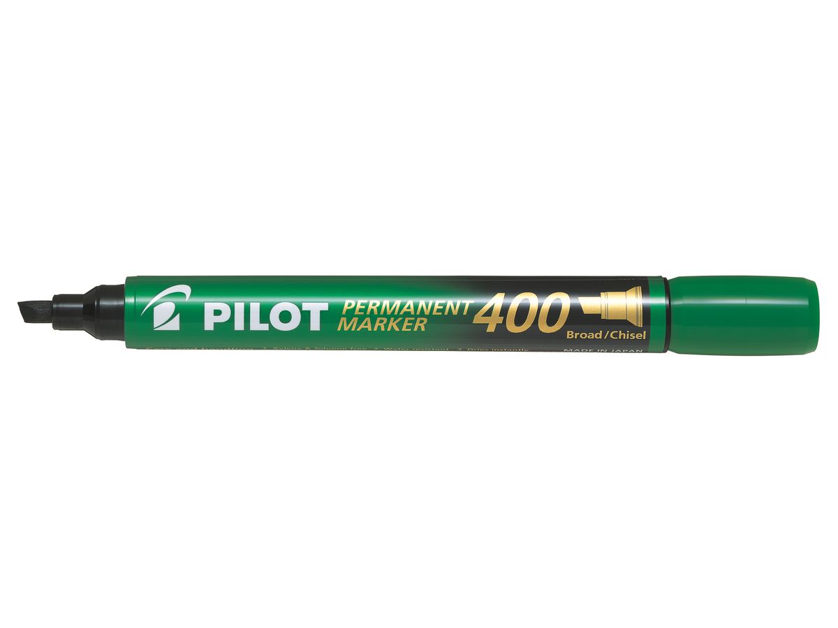 PILOT Permanent Marker 400 4mm SCA-400-G Keilspitze grün (4902505511202)