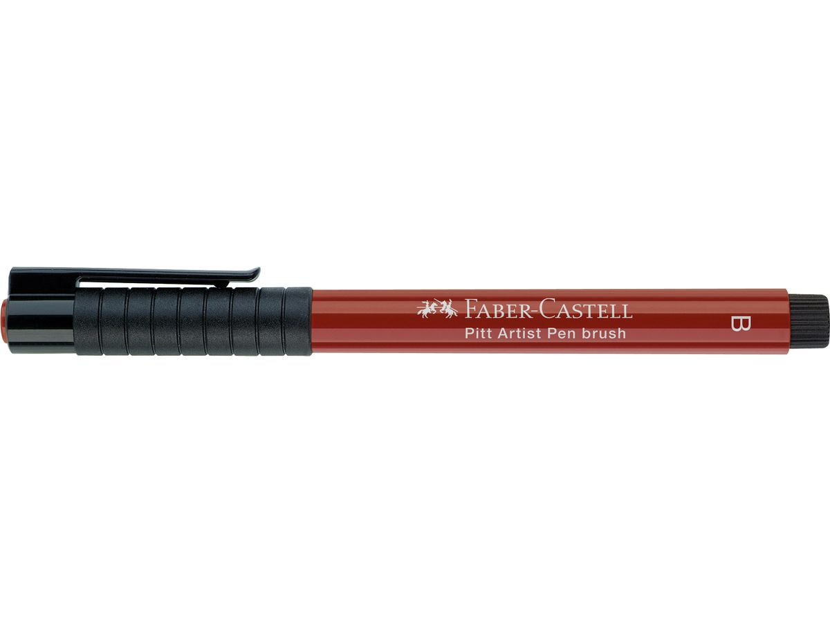 FABER-CASTELL Pitt Artist Pen Brush 2.5mm 167492 india red (4005401674924)