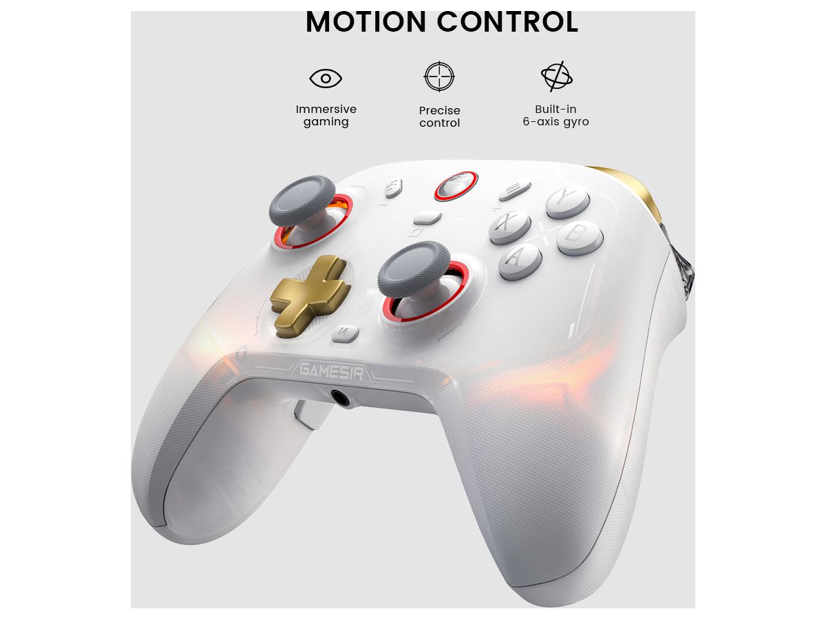 GAMESIR Cyclone 2 Controller GSCyclone2-9 Multiplatform, Bundle White (6936685221369)