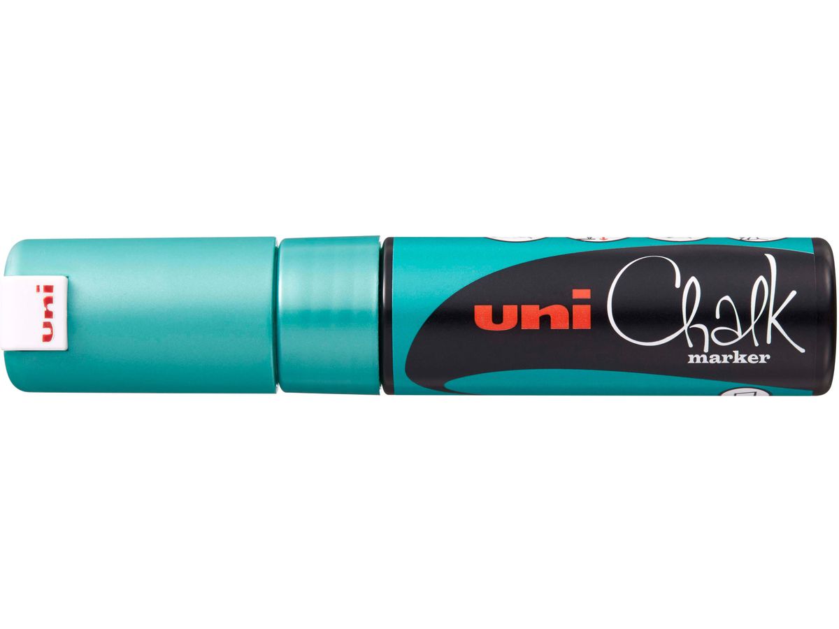 UNI-BALL Chalk Marker 8mm PWE-8K METALLIC GREEN Metallic vert (4902778256374)