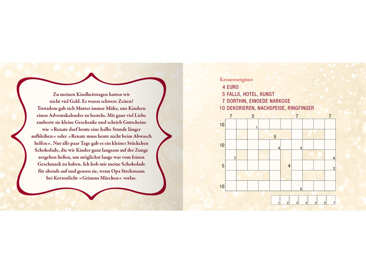 ARS EDITION Calend. L'Avent 15.3x12.6cm 136202 24 casse-têtes (9783845862026)