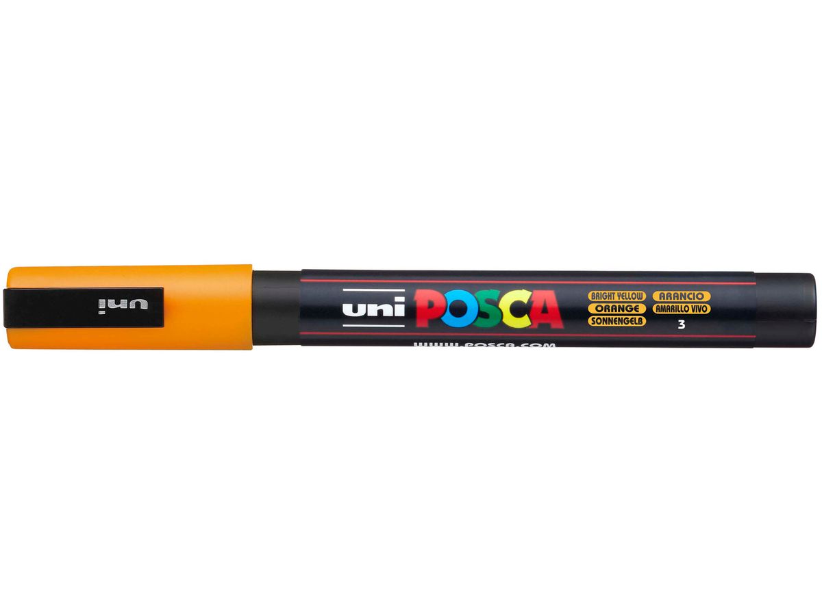 POSCA Marker 0.9-1.3mm PC3M B.YELLO jaune soleil (4902778915882)