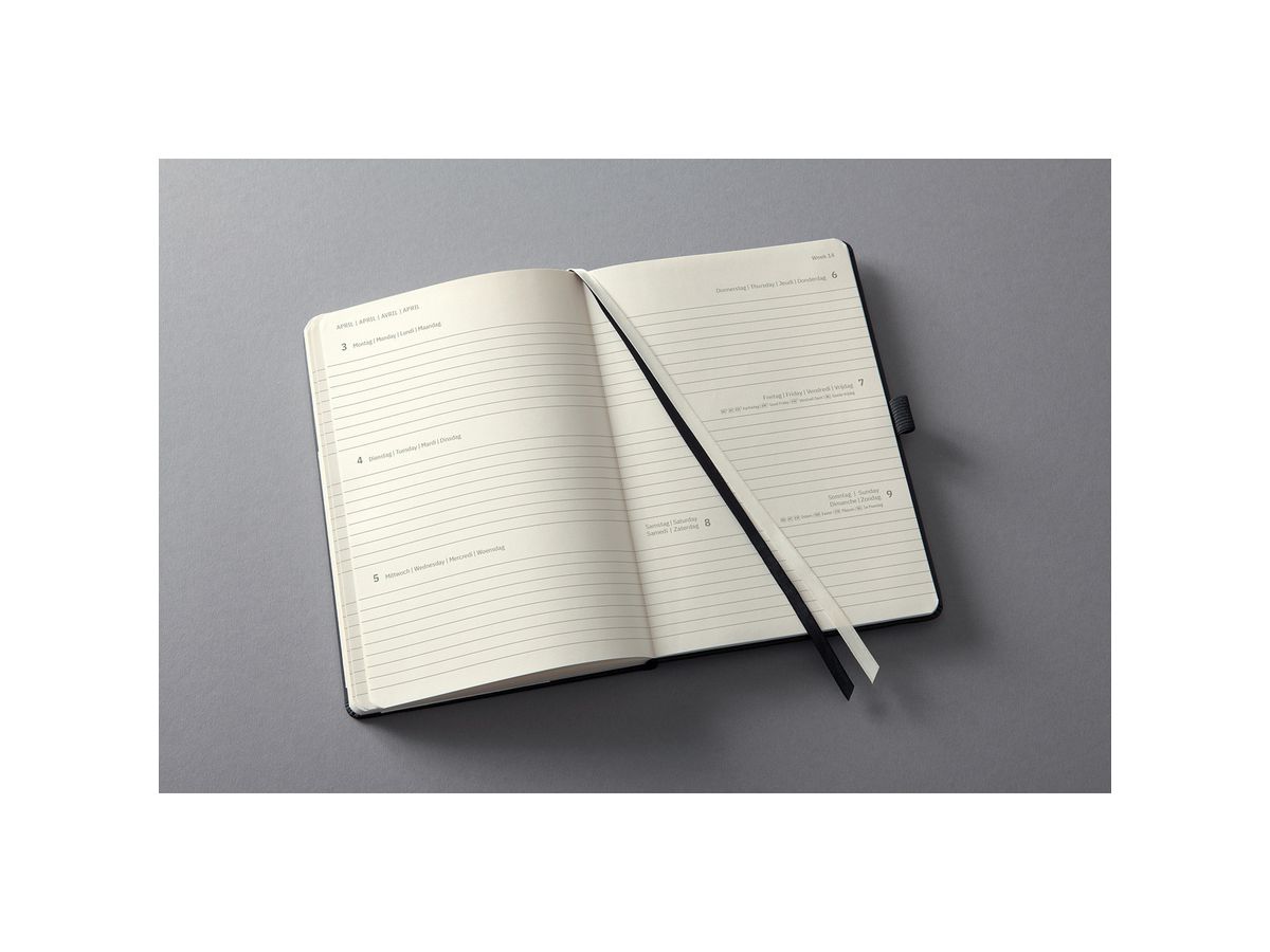 CONCEPTUM Wochenkalender 2026 C2662 1W/2S dunkelblau 14.8x21.3cm (4004360773112)