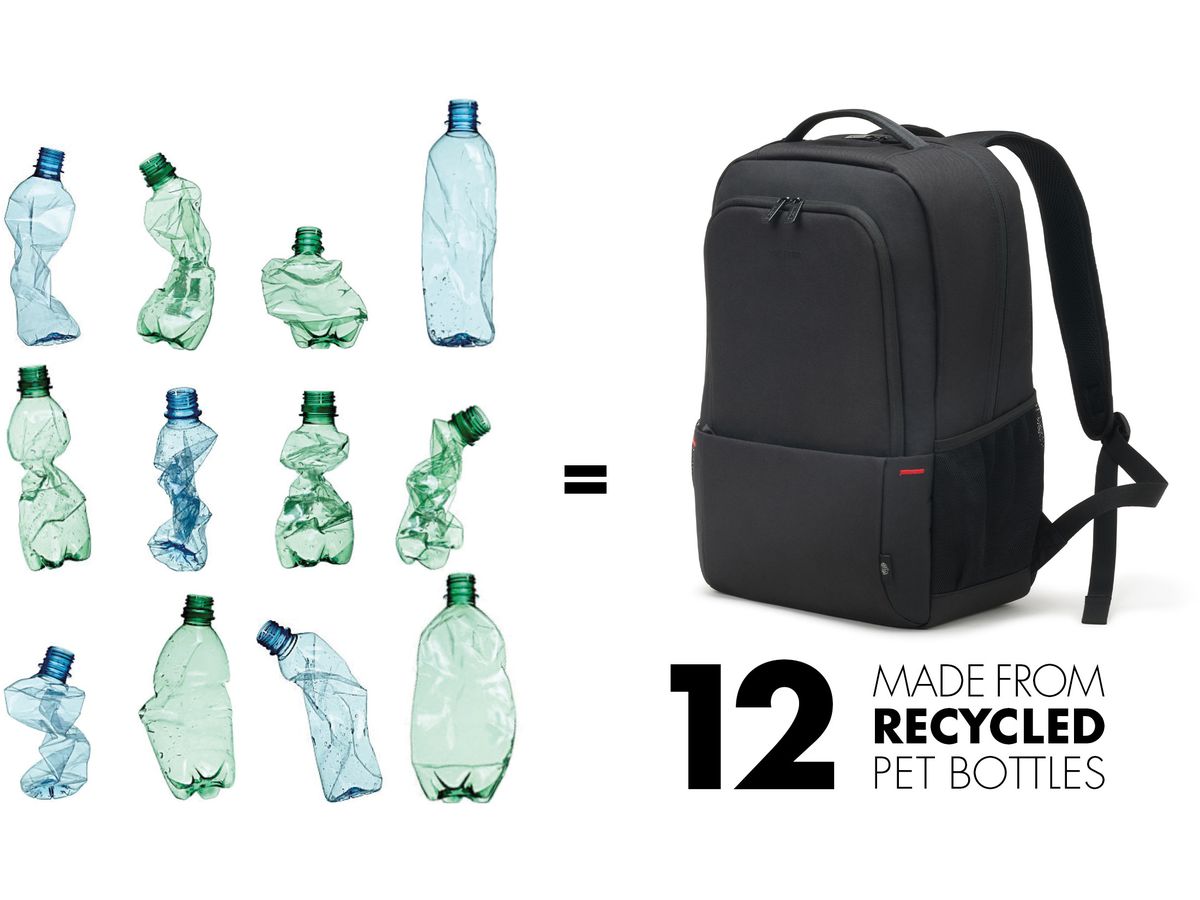 DICOTA Eco Backpack Plus BASE black D31839-RPET for Unviversal 13-15.6 (7640186419710)