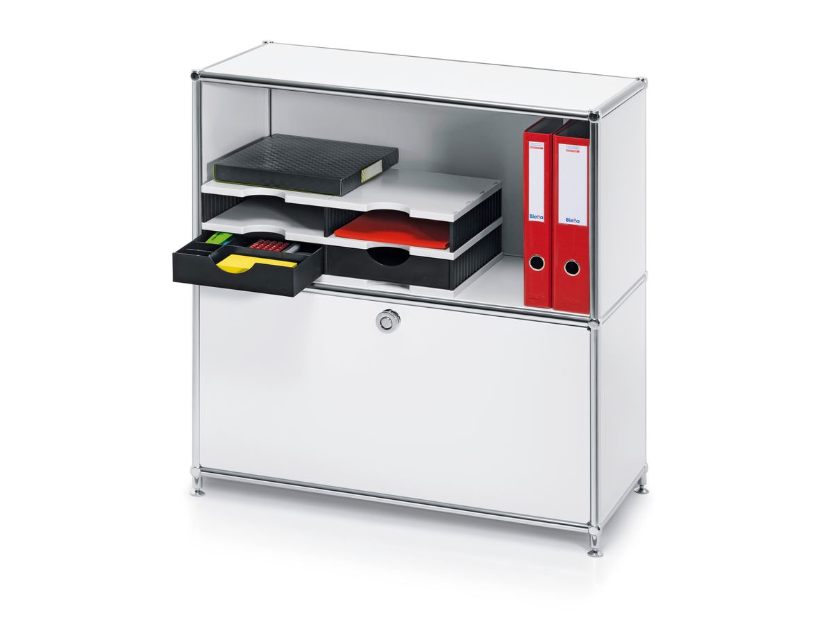 STYRO Sistema arch. styrodoc duo 268-0202.989 grigio/nero 2 scomp./2 cass. (7612176081368)