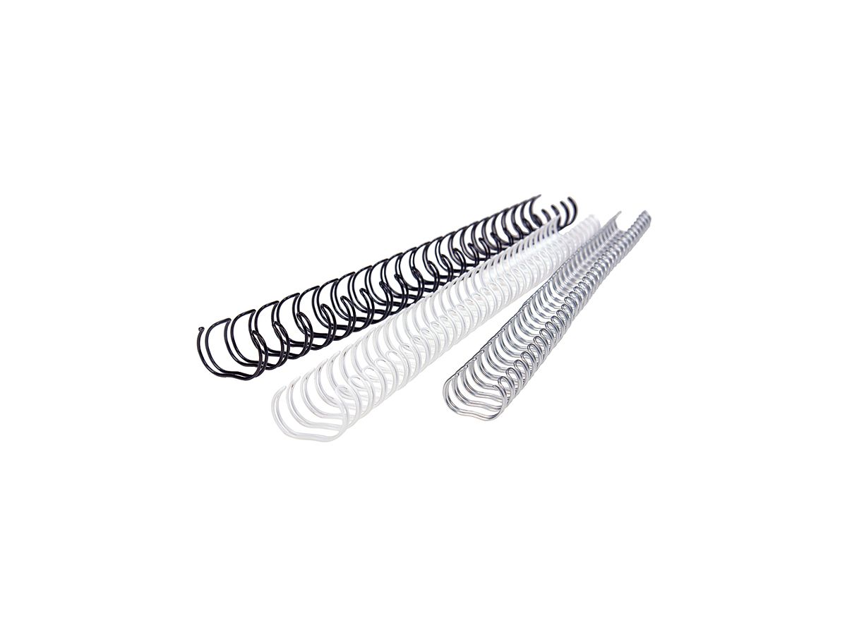 RENZ Dorsini rilegafogli 6,9mm A4 310690134 nero, 34 anelli 100 pezzi (4029126103712)