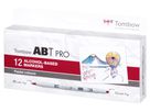 TOMBOW Dual Brush Pen ABT PRO ABTP-12P-2 Pastel Colours 12 pcs. (4003198150065)