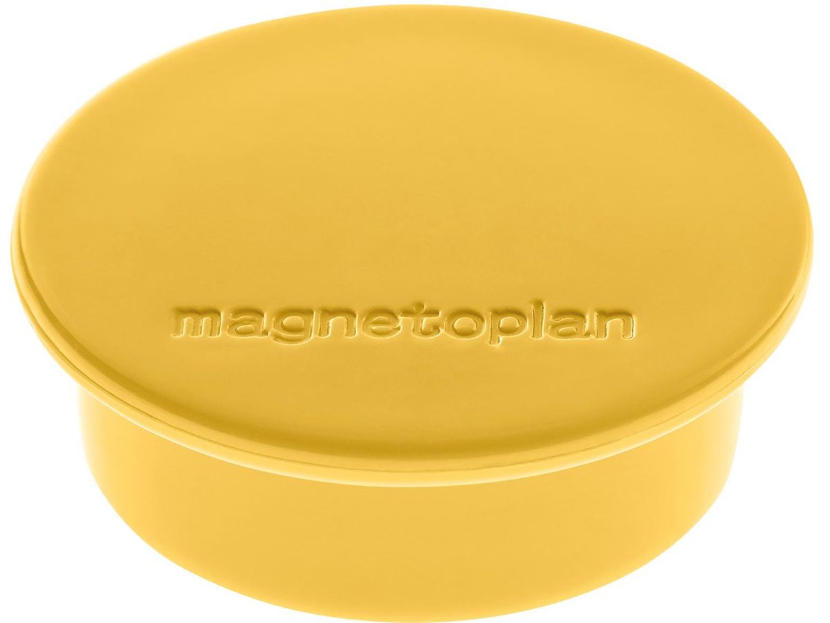 MAGNETOPLAN Magnet Discofix Color 40mm 1662002 gelb 10 Stk. (4013695025513)