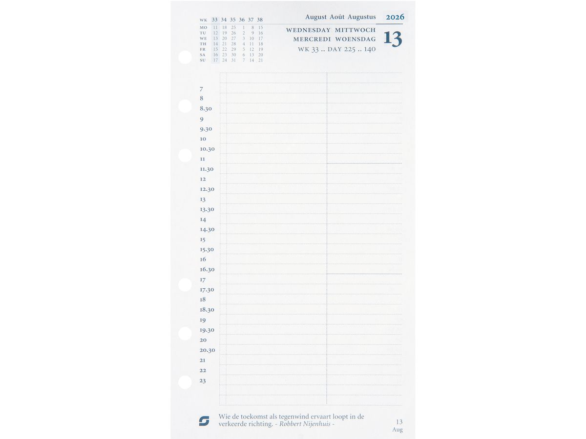 SUCCES Agenda Standard 2026 843209000026U 1J/1P recharge 9.5x17.1cm (8717481250054)