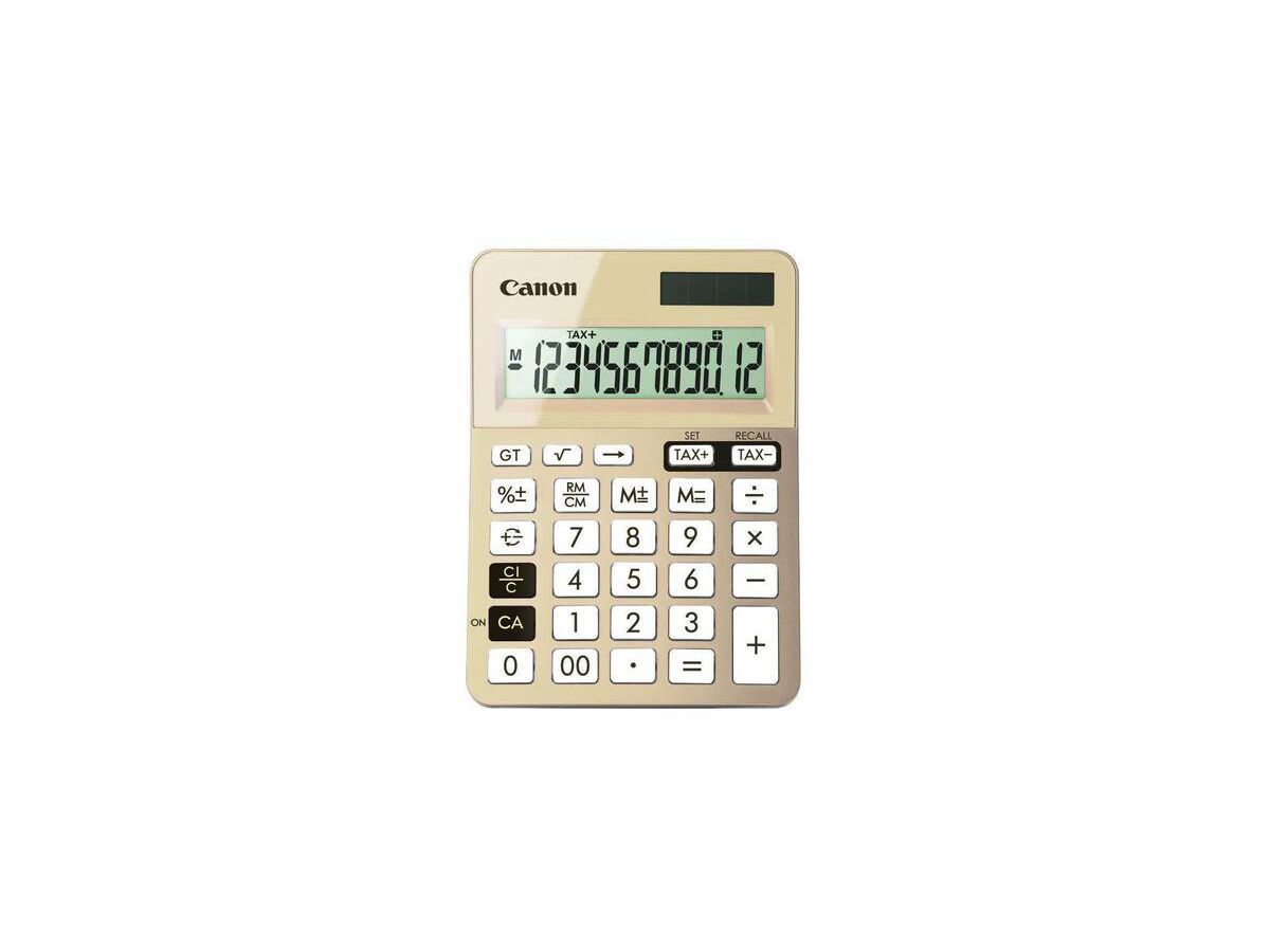 CANON Desk Calculator LS-123K CALS123KGL D gold (4549292023060)