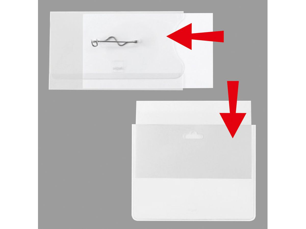 SIGEL Targhetta LP898 54x90mm 100 pezzi (4004360996382)