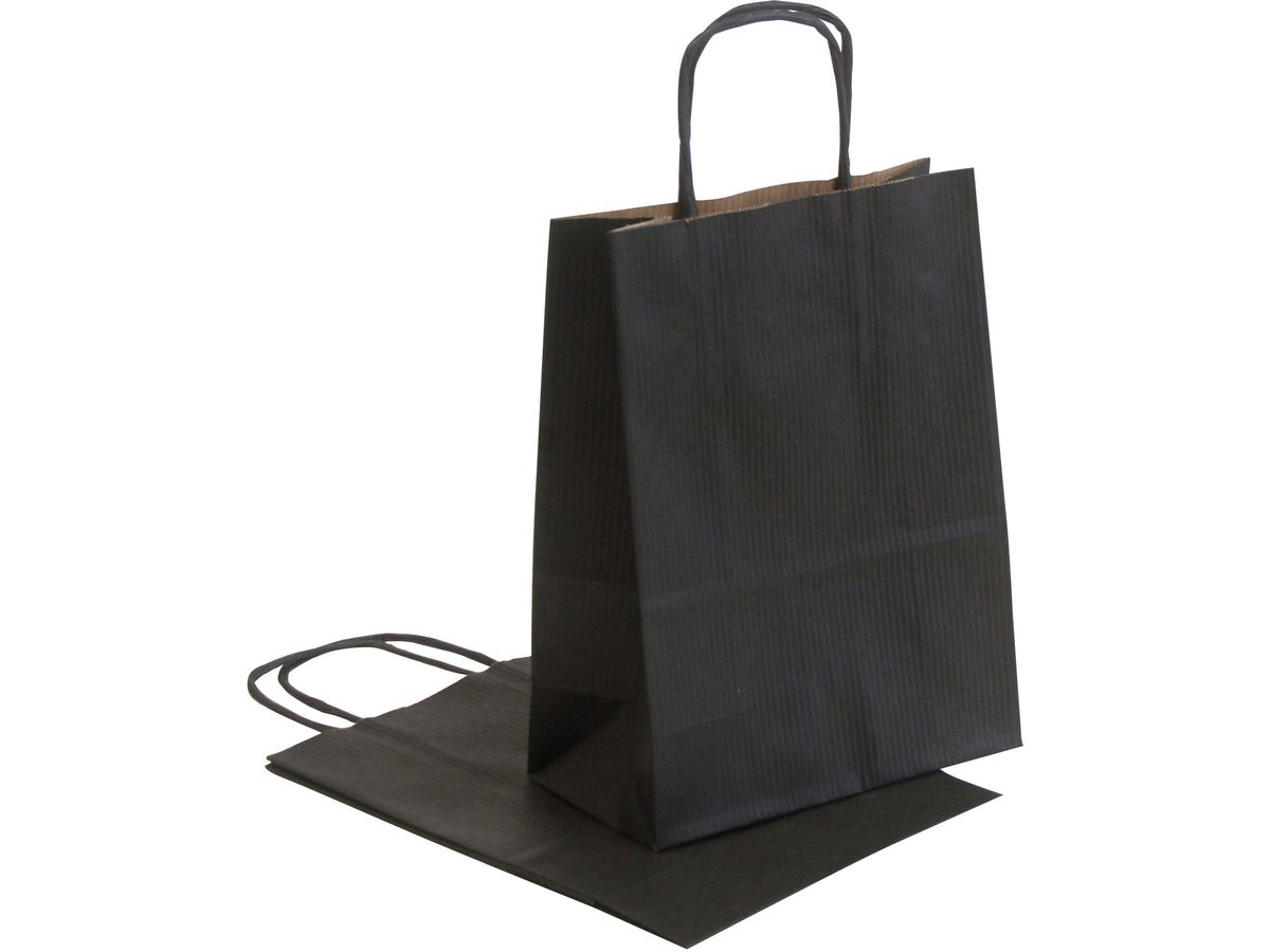 NEUTRAL Sacchetto Allegra nero SDF16-798 Kraft,110g, 16x8x21cm 25 pz. (8006715312867)