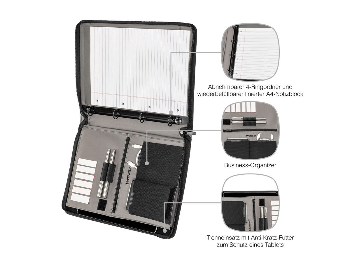 WENGER Writing Case Affiliate 601360 heather (7613329021828)