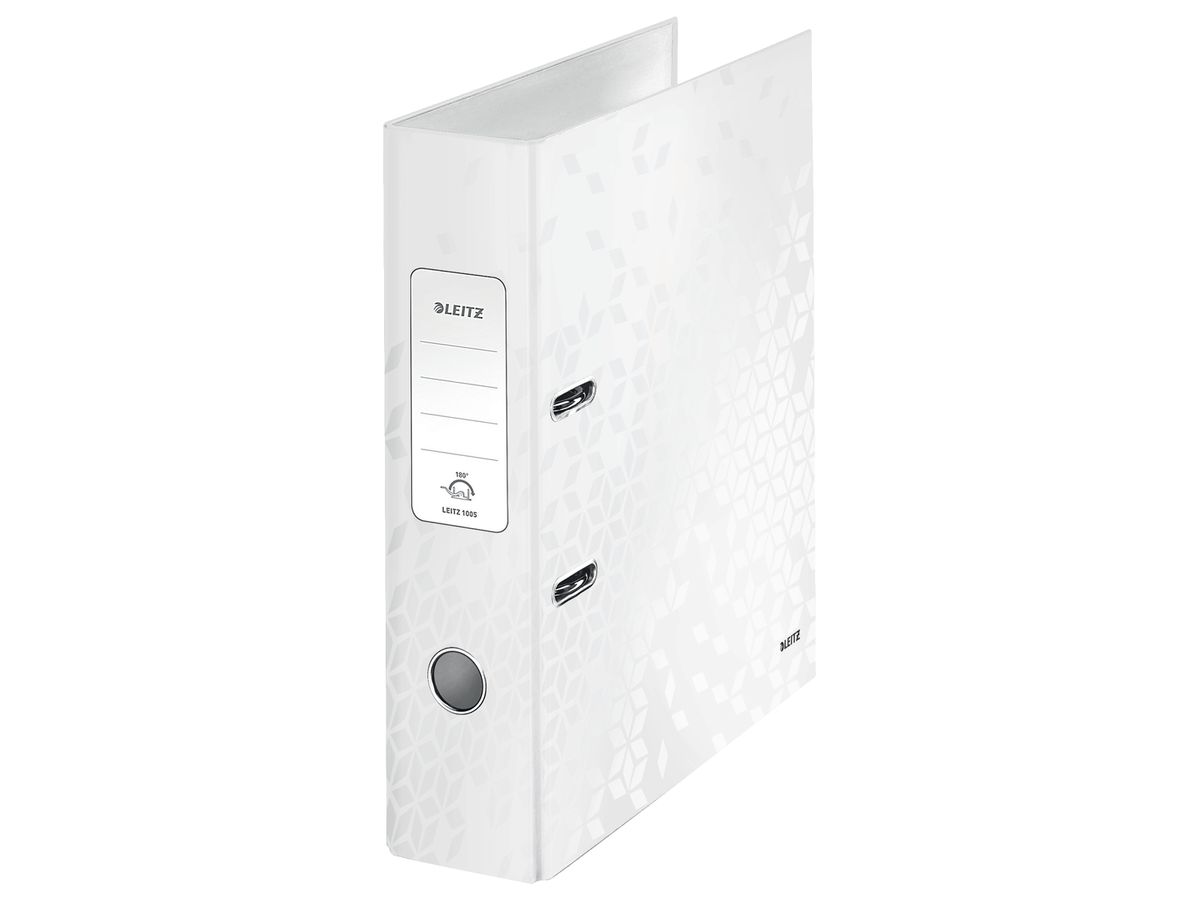 LEITZ Raccoglitore WOW 8cm 10050001 bianco A4 (4002432394715)