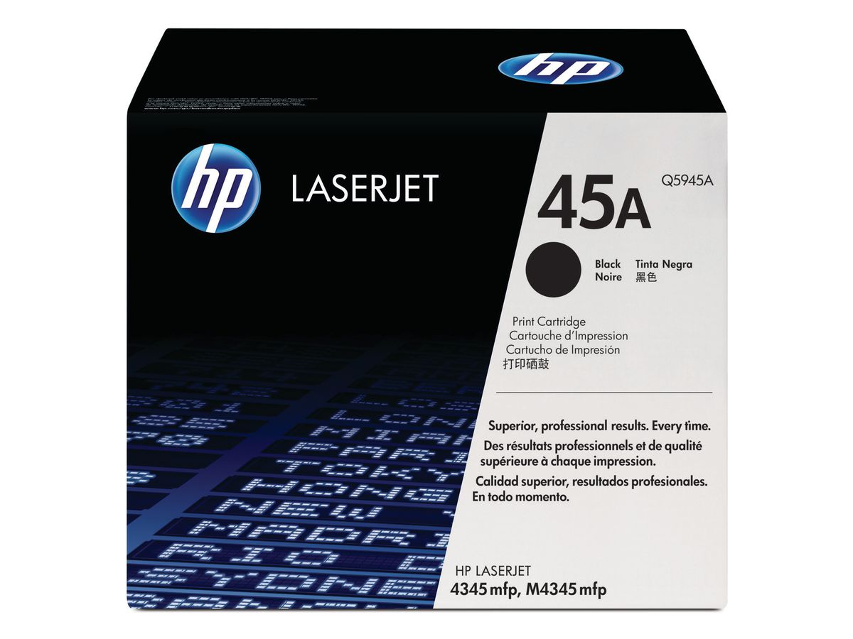 HP Modulo di toner 45A nero Q5945A LaserJet 4345 18'000 pagine (0829160296197)
