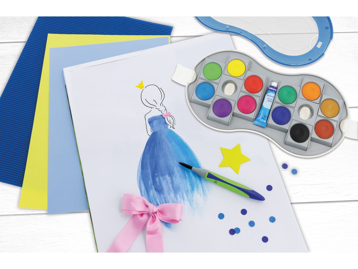 PELIKAN Boîte de couleurs Space 724617 tube 12+1 pcs. (4012700724618)