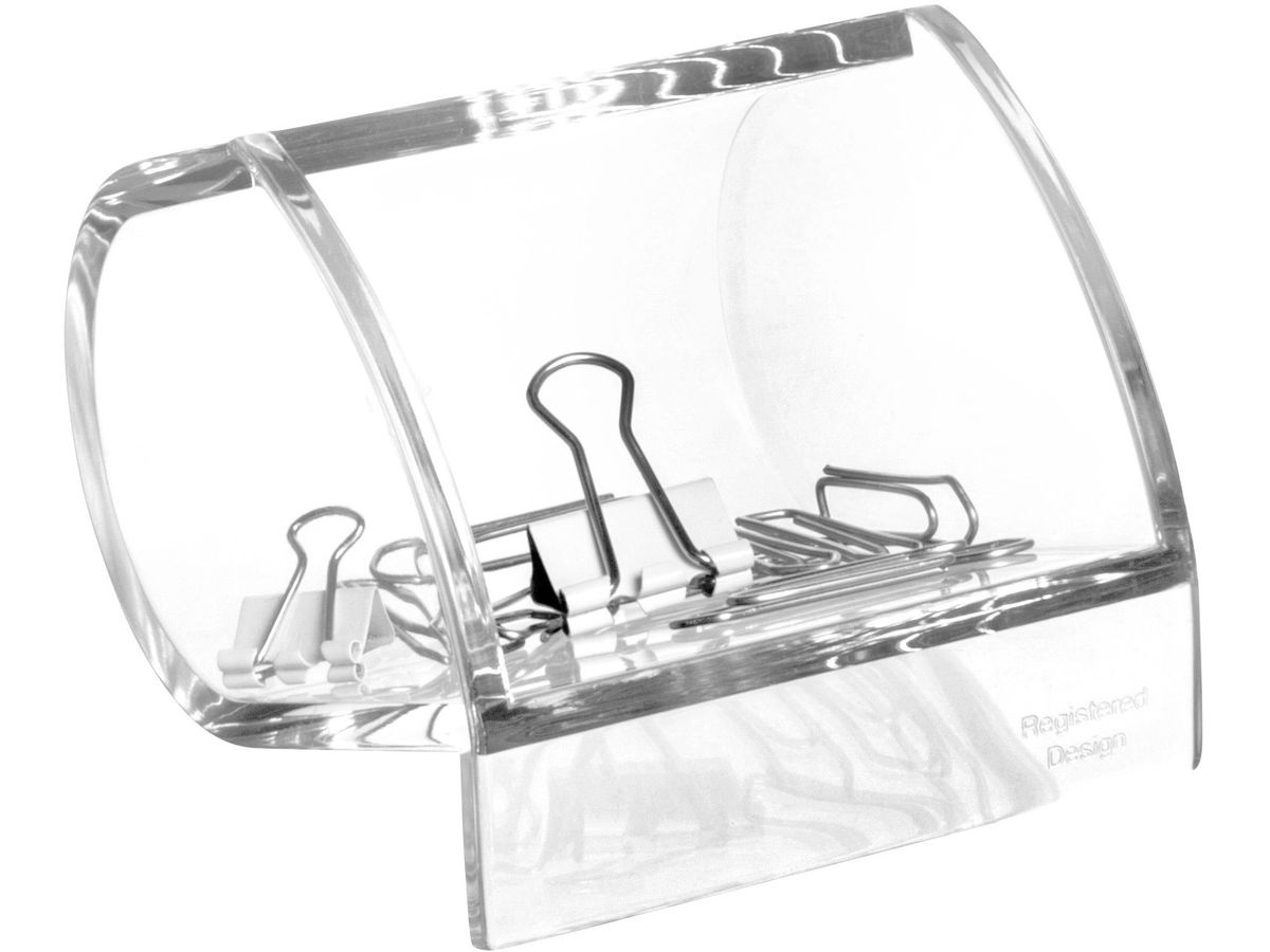 MAUL Dispenser clip acrilico 4.50 85x77x64mm, chiaro (4002390027502)