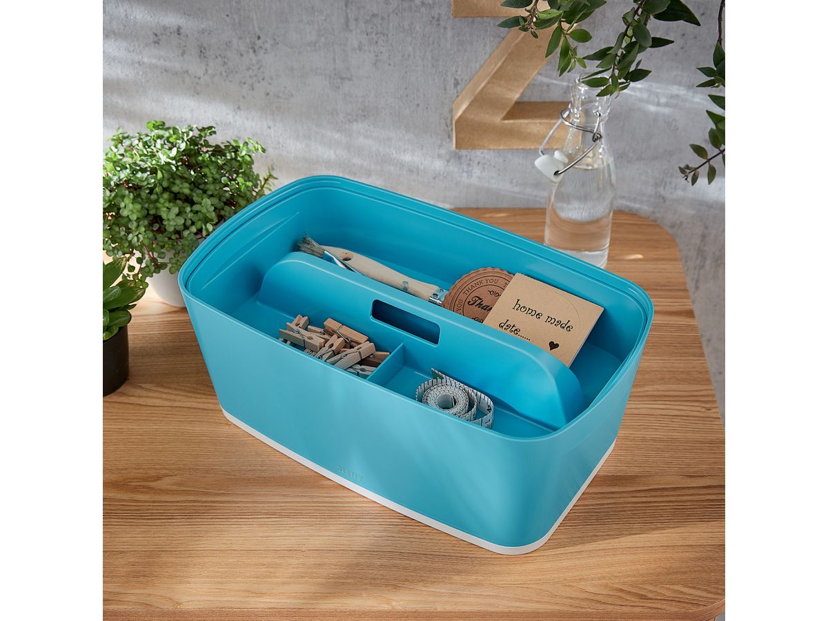 LEITZ MyBox Set + Organiser Cosy 5267-00-61 blau 197x322x140mm (4002432128358)