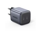 UGREEN USB C Wallcharger Nexode 90573 Dual,45W,PD GaN, Black (6957303895731)