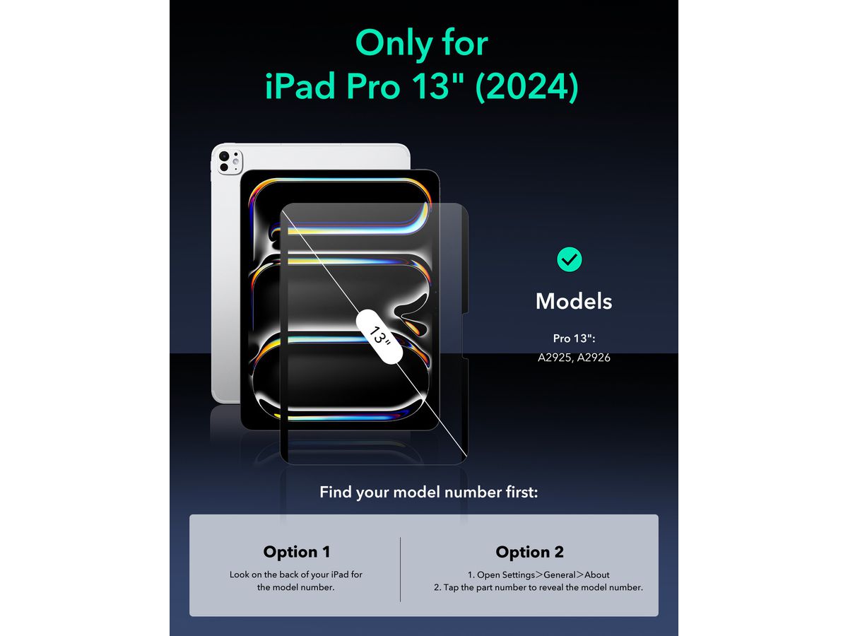 ESR Paper-Feel Magnetic Screen 1E0820103 iPad Pro 13, 2024 (4894240194720)