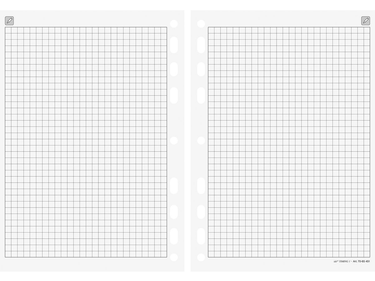 RIDOIDE Timing 1 note a scacchiera 7065451.26 32 foglie 14.8x21cm (4003273745308)